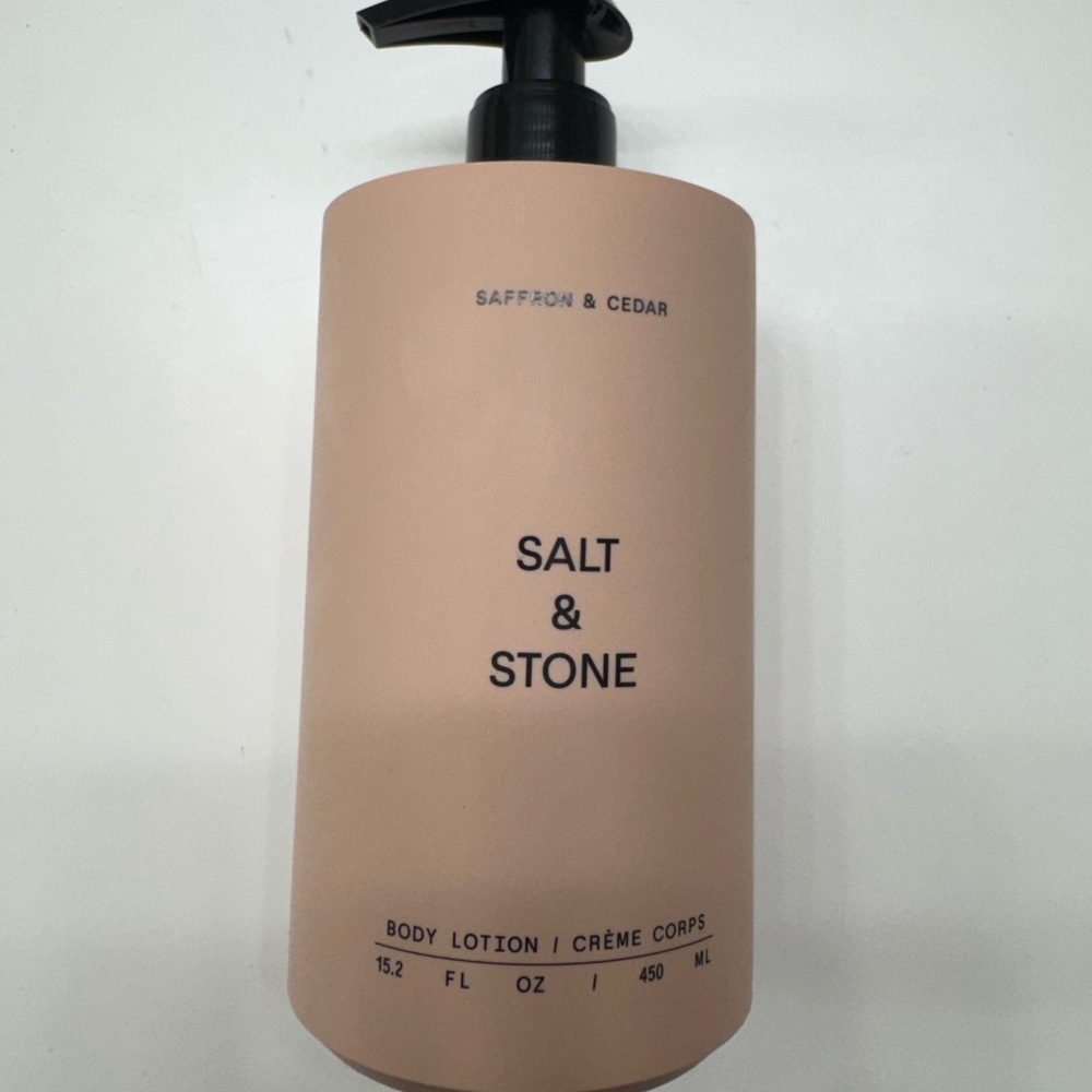 Salt & Stone Saffron & Cedar Body Lotion